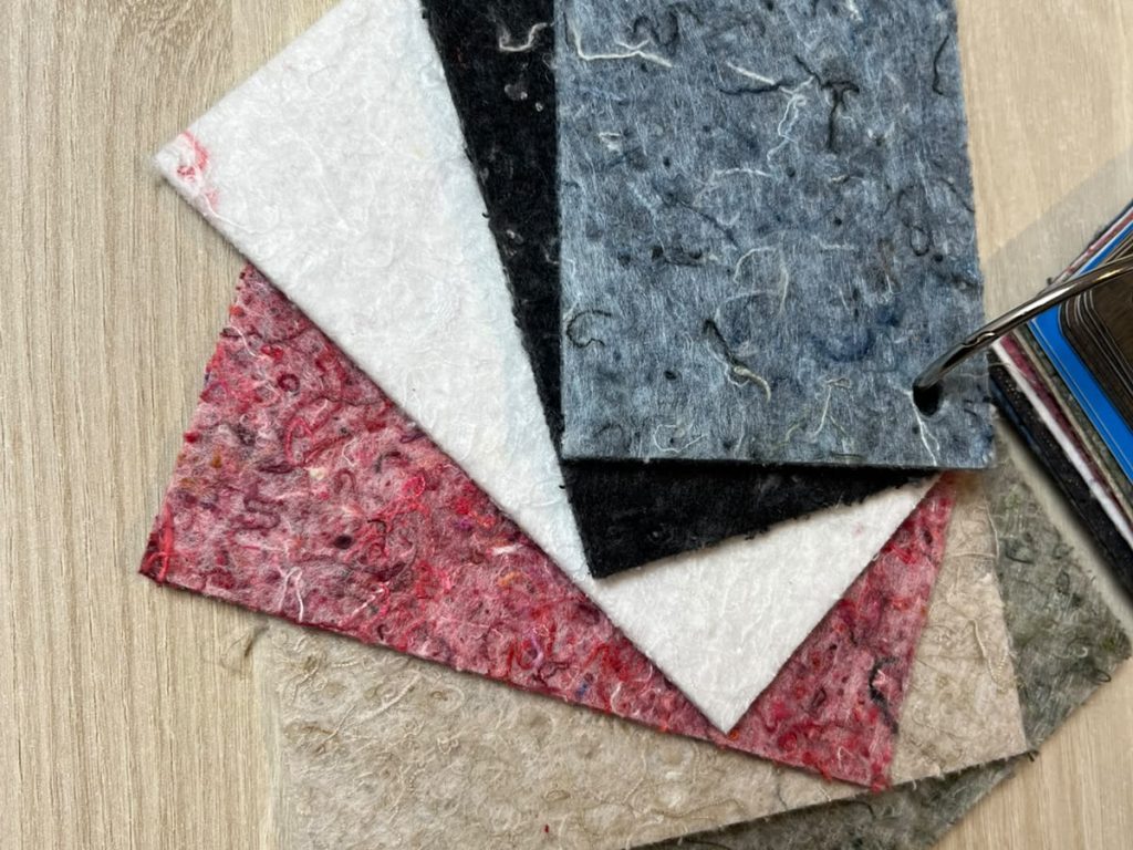 DenimX ECOVILT DenimX Eco vilt van gerecycled denim en textiel
