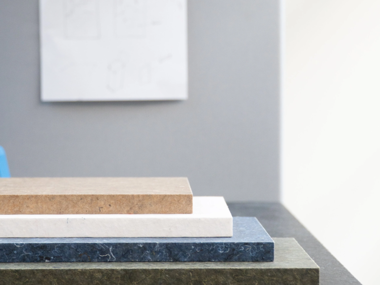 Rezign tafelbladen biobased en gerecycled materiaal